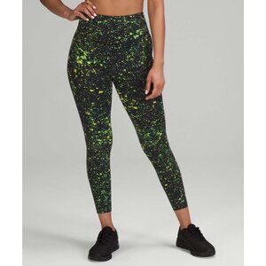 EUC Lululemon 'Base Pace' In Sparks Fly Multi HR High Rise Leggings Sz 8